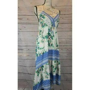 Jealous Tomato Hi Low Strappy Floral Print Dress -M